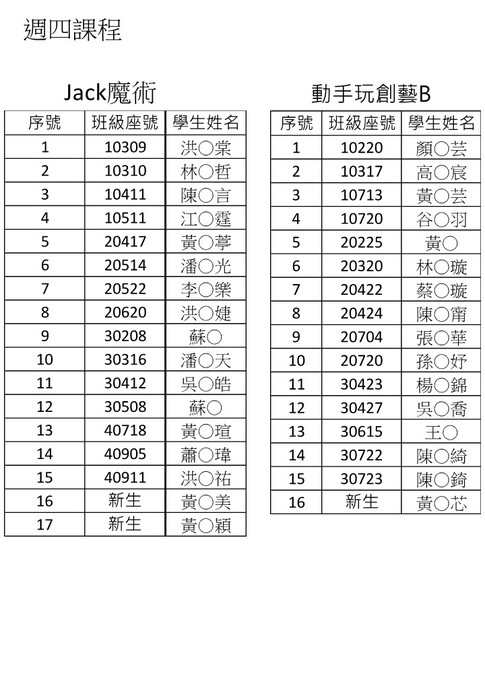 🔔【NEW】114學年度上學期課後才藝班開班報名成功名單公告🔔圖片