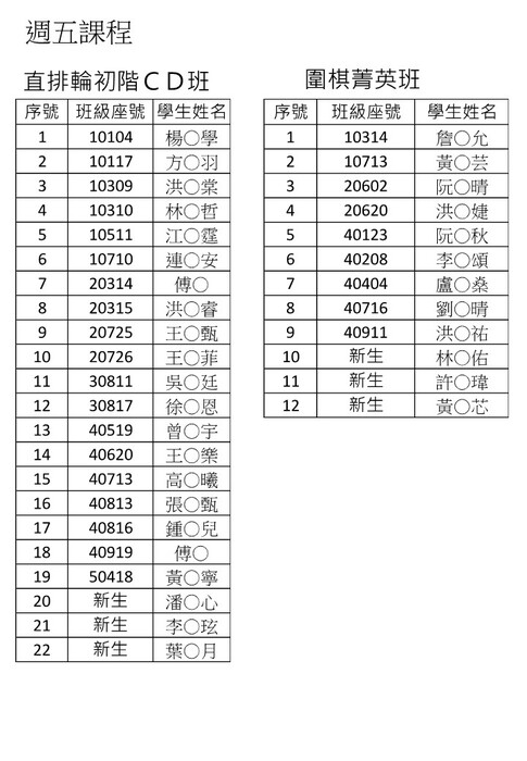 🔔【NEW】114學年度上學期課後才藝班開班報名成功名單公告🔔圖片